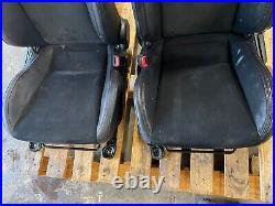 15-17 SUBARU BRZ FULL SET FRONT LEFT & RIGHT LEATHER WithREAR SEATS COMPLETE SET