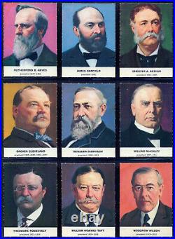 1960 Golden Press Presidents Complete Card EX-NM Full Set 1-33 Lincoln Roosevelt