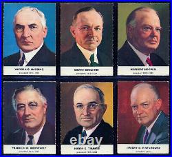 1960 Golden Press Presidents Complete Card EX-NM Full Set 1-33 Lincoln Roosevelt