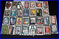 1975 Topps WACKY PACKAGES Series 14 Complete Full 30 Card Set With Puzzle