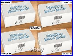 4 MURDERS AT KARLOV MANOR Complete Full Set Sealed 4x Magic Card Playset PRESALE