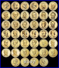 A COMPLETE Presidential Dollar full Set Brilliant Uncirculated 40 Coins BU Mint