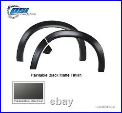 Black Paintable OE Style Fender Flares 2009 2018 Dodge Ram 1500 Full Set