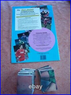 Complete Full Set Topps Saint & Greavsie All Star Football Cards + Empty Album