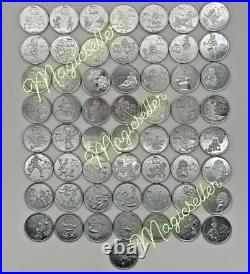 Disney 100 Years Medallion Coins Complete Full Set 61