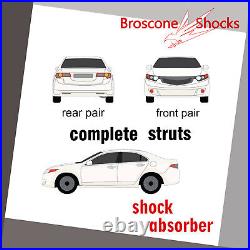 For 2007-2013 Acura MDX excludes electronic suspension Full Set Complete Struts