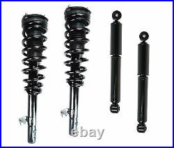 Full Set 2 Front Complete Struts + 2 Rear Shocks Ford Fusion 2.3L 4cyl Only
