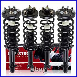 Full Set 4pc Front+Rear Complete Shock Struts for 2009-2012 Acura TSX 2.4L 3.5L