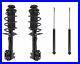 Full Set Fits TOYOTA YARIS 2 Front Complete Struts With Springs + 2 Rear Shocks