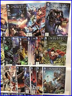 INJUSTICE Full Run FN/VF Complete Set of 128 Issues See Description