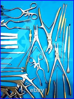Laminectomy Complete Instruments Full Set 47 Pcs Spine Orthopedic Instruments