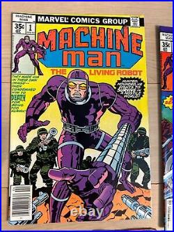 Machine Man Full Set # 1-19 -(1978)- Complete Series -Great Cond. 8+ Incl 1 & 19