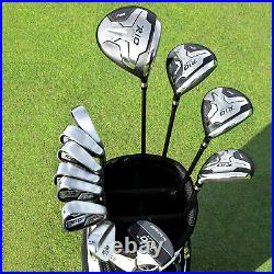 PGM Men's 12 Pieces Complete Golf Club Sets Graphite Regular With a bag -RH