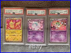 Pokemon 2013 Japanese B&w Shiny Collection Complete Set Psa 10 Sequential