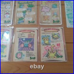 Pokemon Fancy Graffiti Sticker Stitch Touch 12 Full Complete Set Bandai 1998