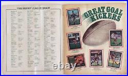 Scanlens 1984 Nrl Rugby League Stickers Album Set Full Set Complete Card Mountd