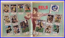 Scanlens 1984 Nrl Rugby League Stickers Album Set Full Set Complete Card Mountd