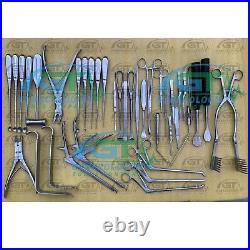 Spine Laminectomy Complete Instruments Full Set Of 39 Pcs, Orthopedic Instrument