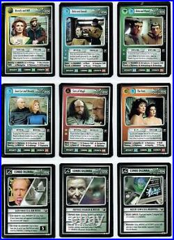 Star Trek Ccg Enhanced Premiere, Complete Set Of 21 Cards
