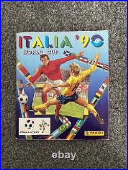 VINTAGE COMPLETE Panini World Cup ITALIA 90 Sticker Album FULL SET 1990 ITALY