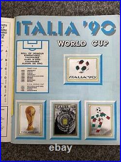 VINTAGE COMPLETE Panini World Cup ITALIA 90 Sticker Album FULL SET 1990 ITALY