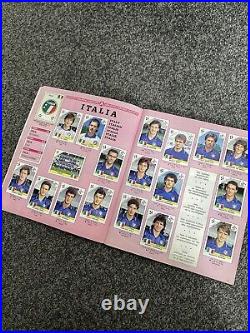 VINTAGE COMPLETE Panini World Cup ITALIA 90 Sticker Album FULL SET 1990 ITALY