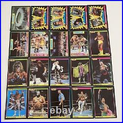 WWF Merlin Black Gold Cards 1992- Full Set Of 96 Complete Nice Condition