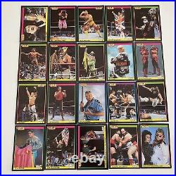 WWF Merlin Black Gold Cards 1992- Full Set Of 96 Complete Nice Condition